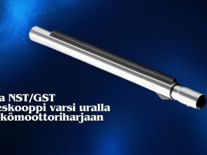 Hyla teleskooppivarsi sähkömoottoriharjaan