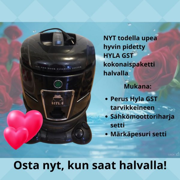 30200 Käytetty HYLA GST ilman- ja huoneen puhdistusjärjestelmä paketti