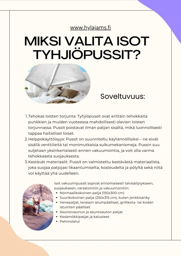 21128 Iso vakuumointipussi patjaan 250 x 315 cm - Image 7