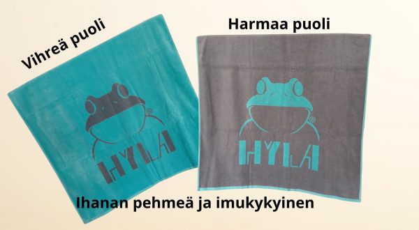 22230 ISO HYLA sauna- ja rantapyyhe, mintunvihreä sävy - Image 3