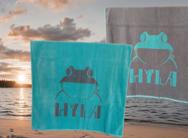22230 ISO HYLA sauna- ja rantapyyhe, mintunvihreä sävy - Image 4
