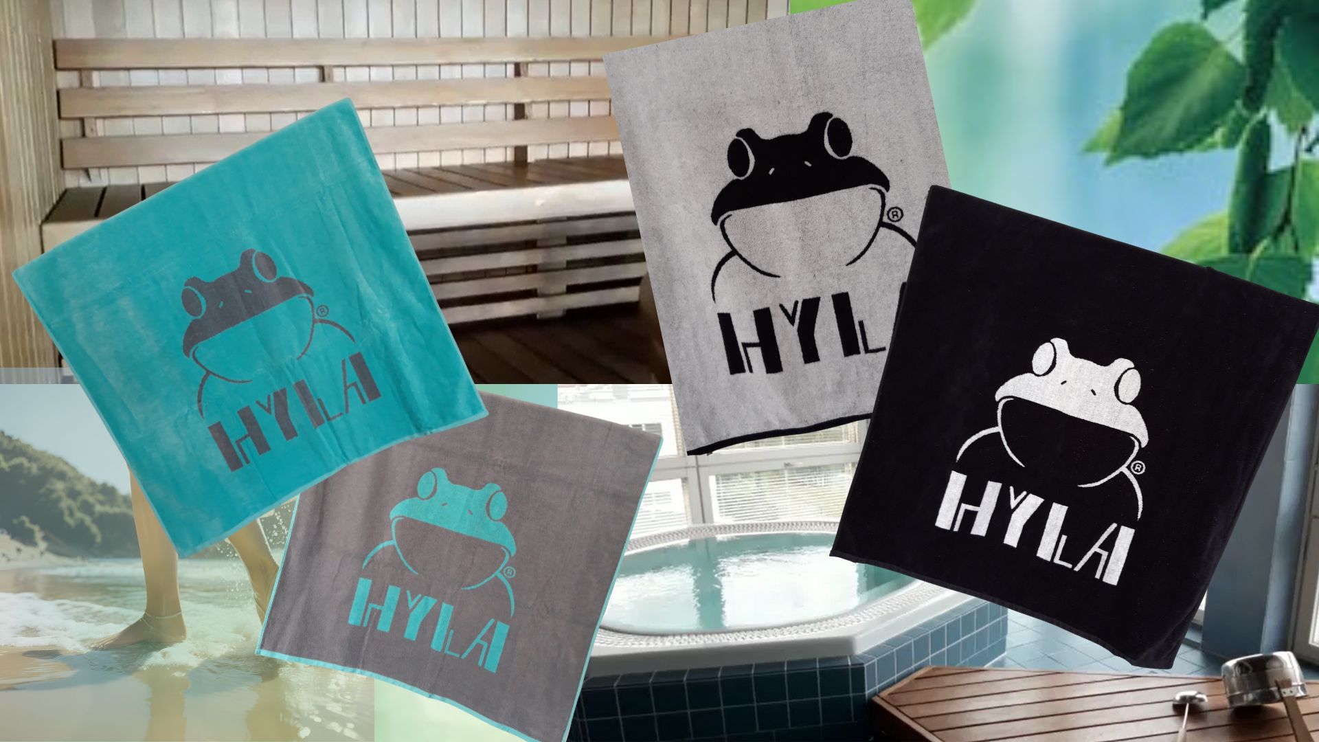 Hyla Iso sauna- ja rantapyyhe