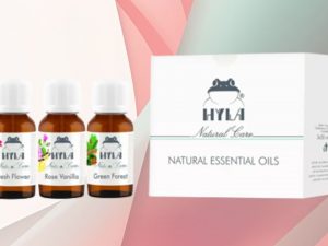 17456 Hyla eteerinen tuoksusetti - Rose Vanilla, Green Forest ja Fresh | Hyla Jams